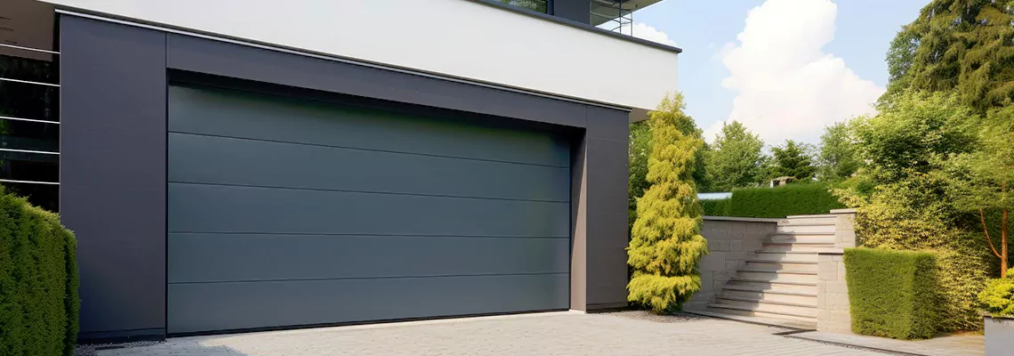 Haas Galvanized Steel Garage Door in Glenview, IL